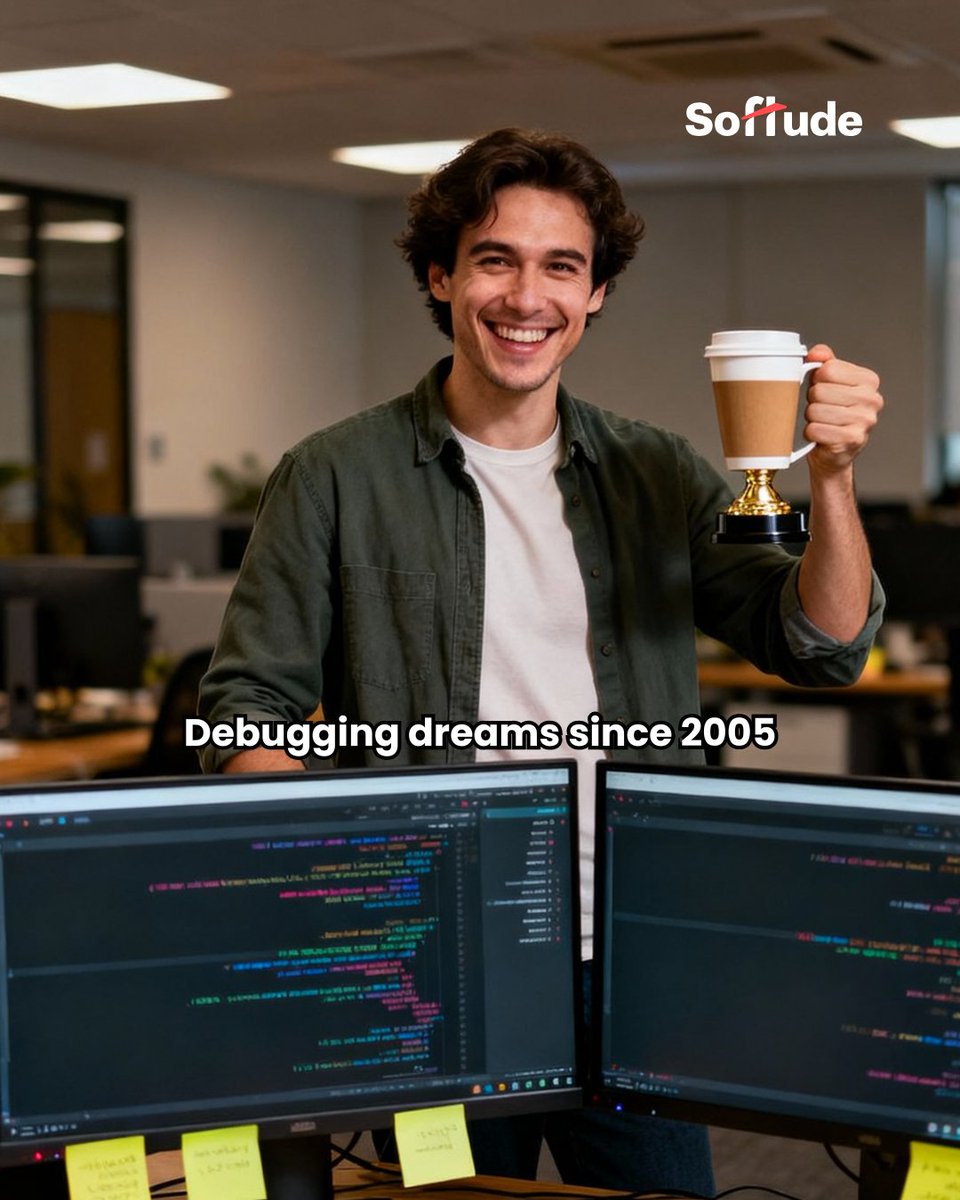 Softude_'s tweet image. That’s not caffeine. That’s pure victory.

#BugFixing #Coding #ITIndustry #WorkLife #Softude