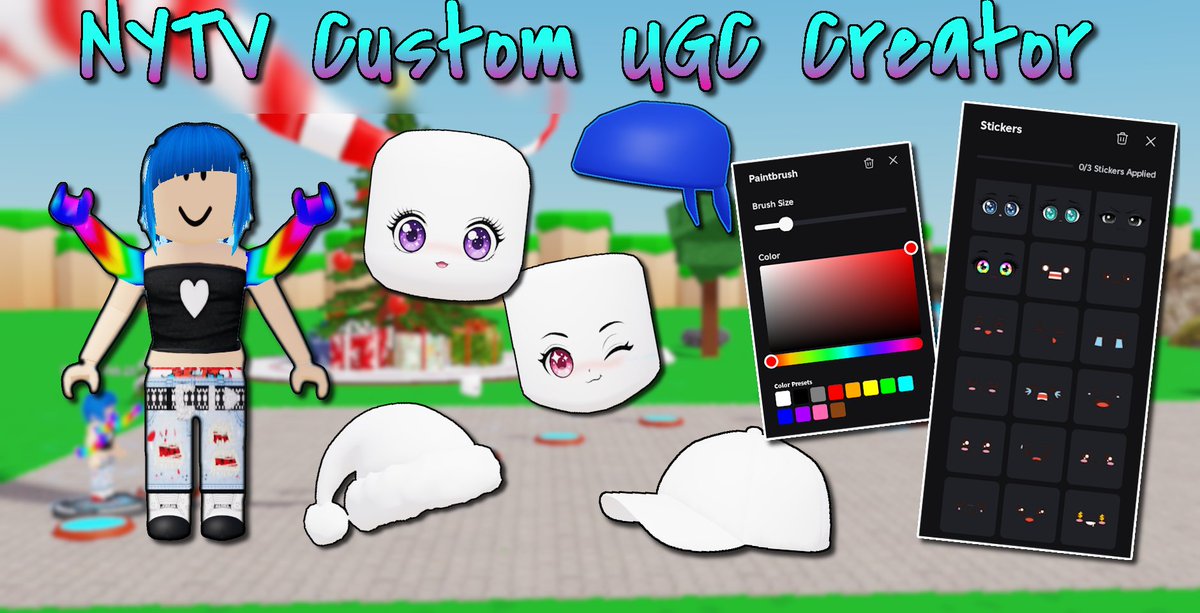 NYTV_YT's tweet image. Added more items, stickers and textures to the UGC maker. Do remember to check it out!!
roblox.com/games/84955134…
#ROBLOX #robloxugc