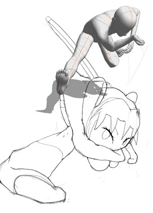 sio_400's tweet image. 寄稿完了。3Dデッサン人形の使い方が課題というか、もっとこう…いい感じにできるはず