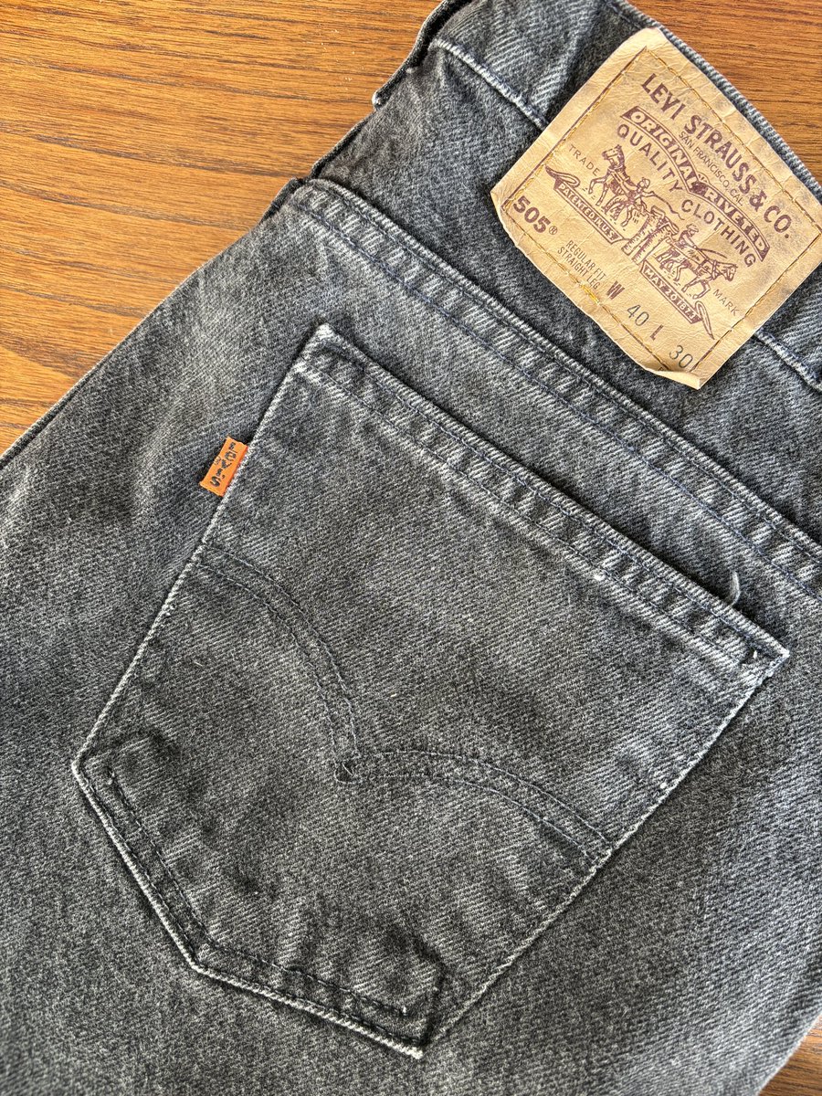 90年代リーバイス505 ブラック アメリカ製 Regular Fit Straight Leg