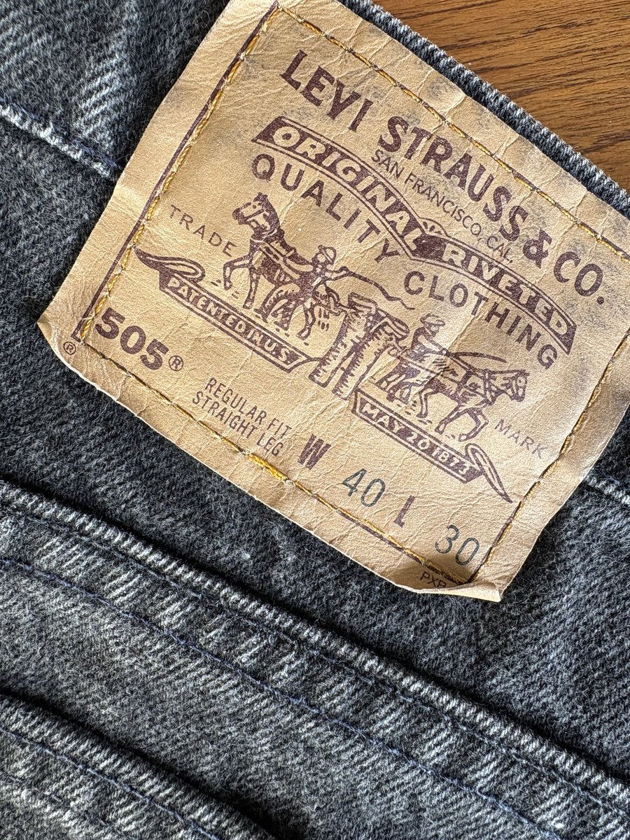 90年代リーバイス505 ブラック アメリカ製 Regular Fit Straight Leg