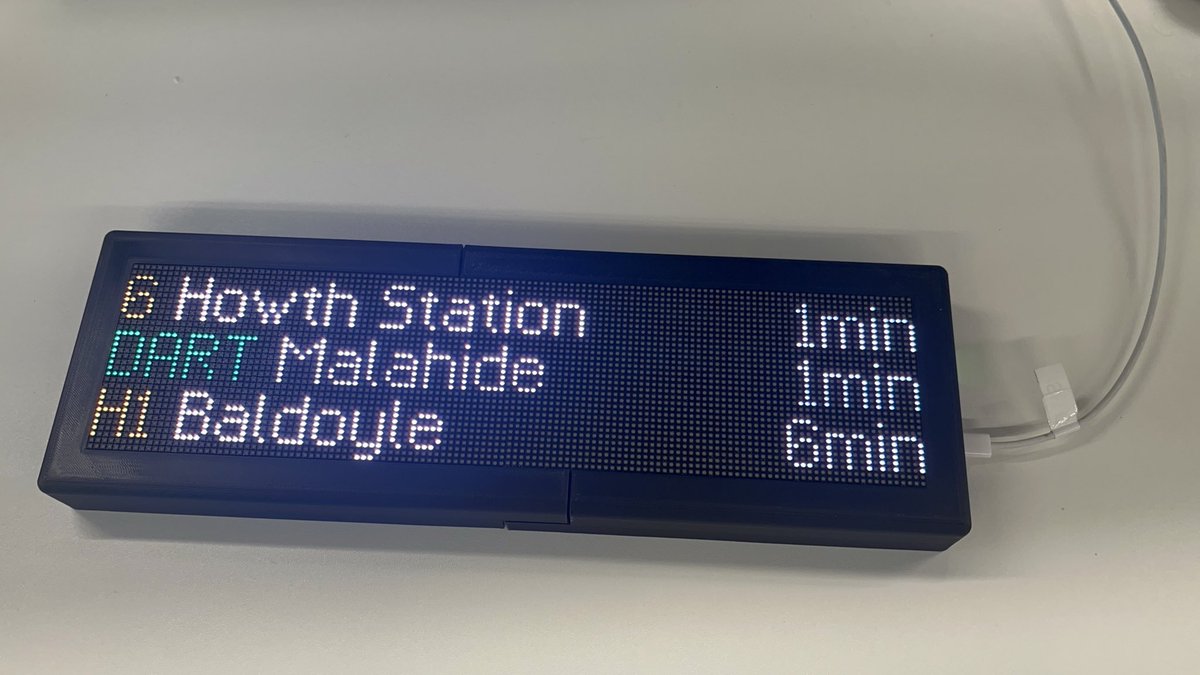 ShaneHastingsIE's tweet image. I was inspired by this post, so made one for Dublin! Super cool project.