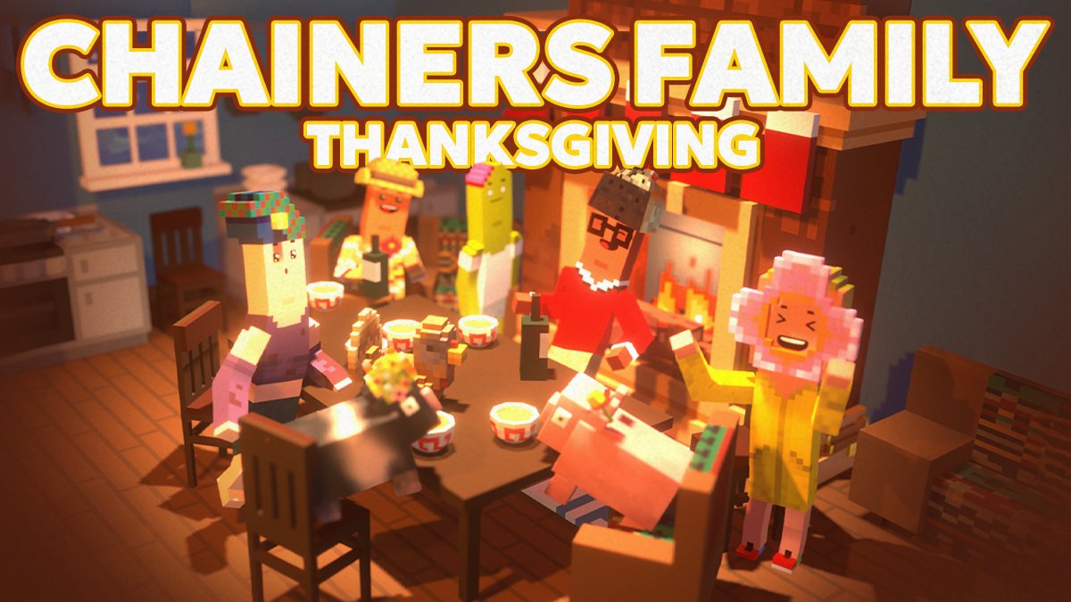 ❤️ Big THANKS from the Chainers crew to our awesome community for…

…your passion, commitment, enthusiasm for our game, insights, and belief in us! 👨‍❤️‍💋‍👨

It's Thanksgiving Day 🦃, and you're invited to our Chainers Family celebration!

Drop your Thanksgiving traditions in the