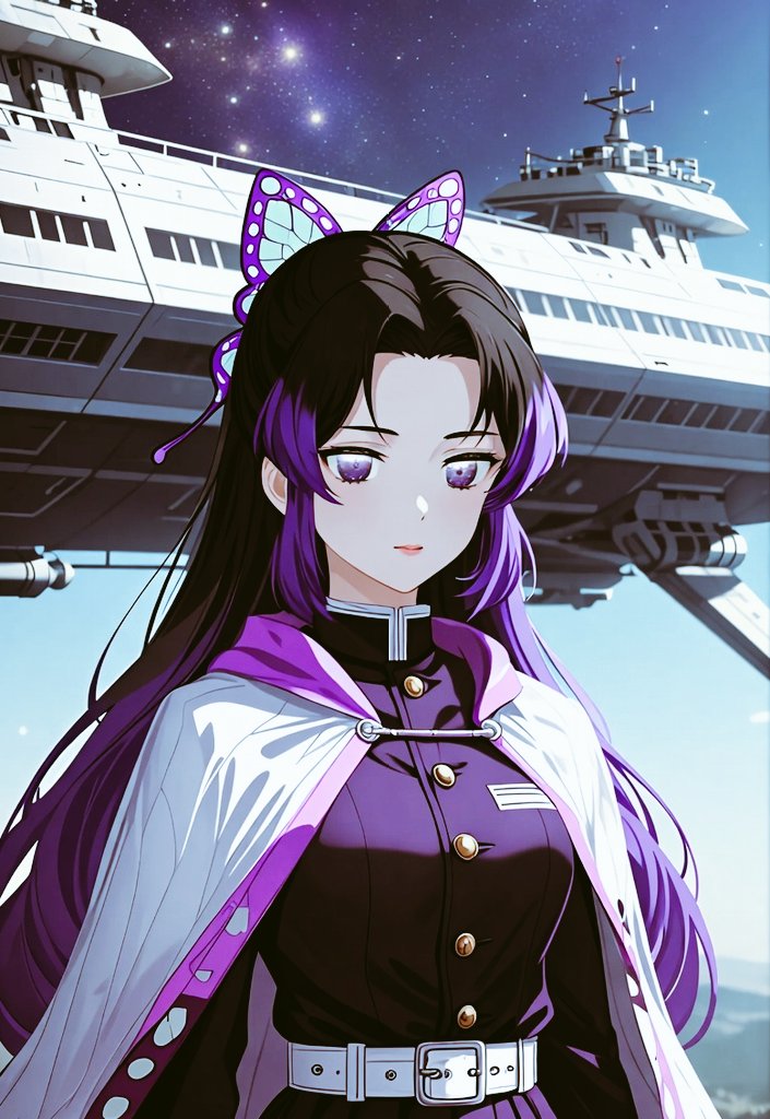 宇宙船に乗って元気に 行こう胡蝶しのぶ🚀🫡🦋