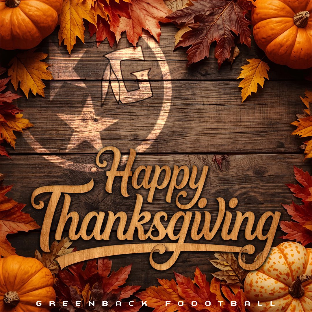 GreenbackFB_'s tweet photo. Happy Thanksgiving 🧡🦃 https://t.co/1cUDghL8xZ