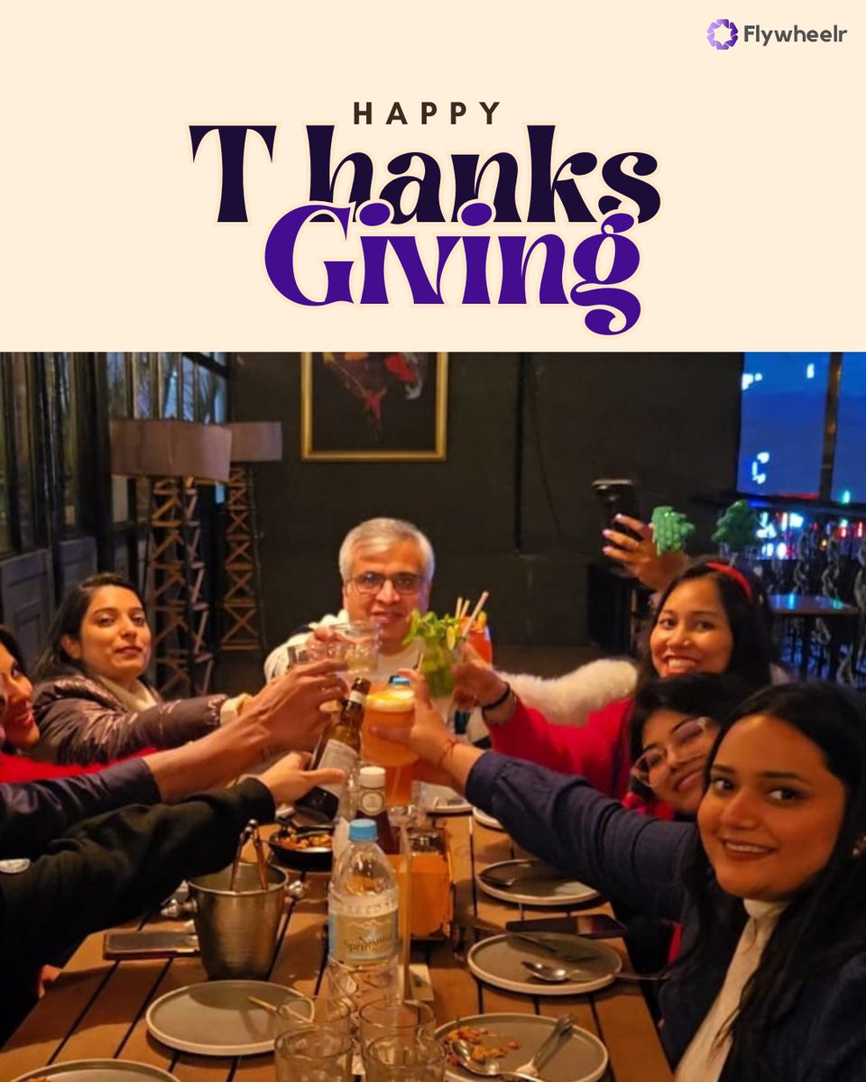 Let the gourd times roll...
Wishing you rest, good company, and zero urgent emails.
Happy Thanksgiving from all of us at Flywheelr.