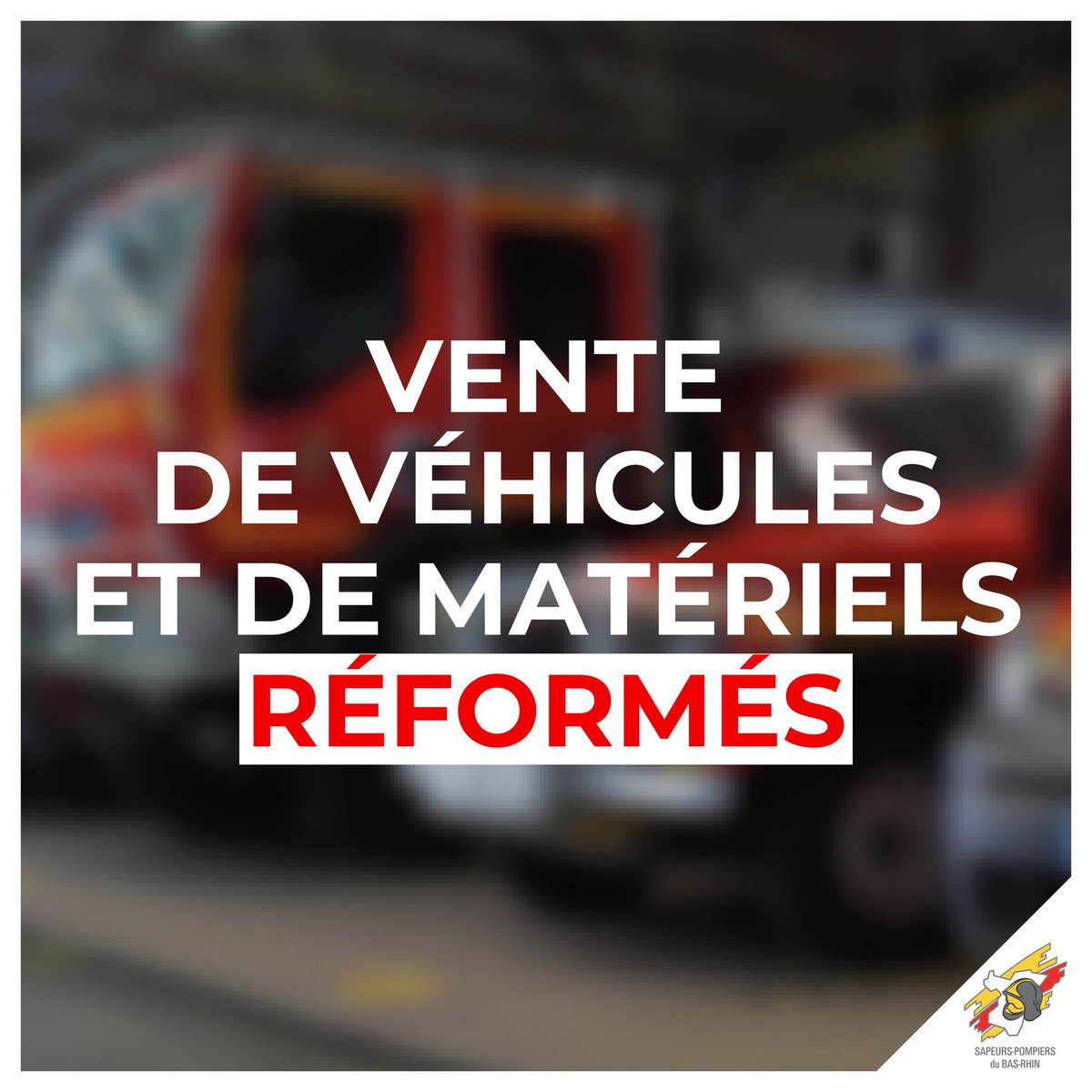sdis67's tweet image. Les #Pompiers67 effectuent une vente aux enchères de véhicules et matériels réformés 🚒. 
Les enchères sont ouvertes du 27 novembre au 1er décembre 2025.
👉 Plus d&apos;infos sur sis67.alsace/fr/actualites/…