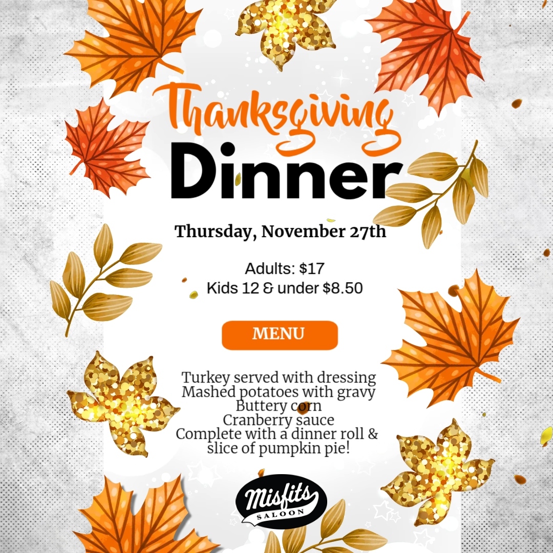 MisfitsSaloon's tweet image. #ThanksgivingBingo #Thanksgiving2025 #ThanksgivingNight #thanksgivingdinner #thanksgivingfun #comehangoutwithus #MisfitsSaloon