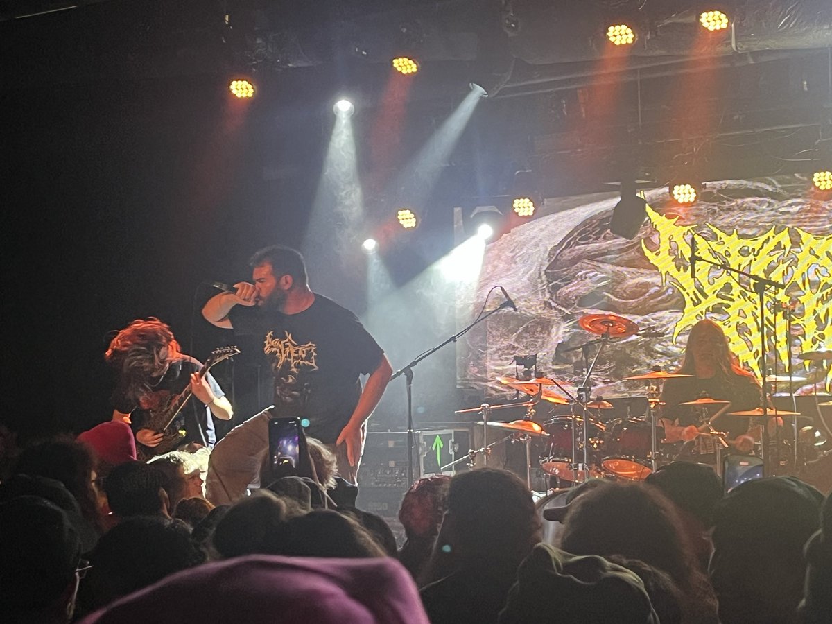 ZombieRitual97's tweet image. #DefeatedSanity laid it down in #baltimore last night @BmoreSoundstage Brutal shit @SeasonofMist @ITHERETWEETER1 @BangersP @OldManMetalOG @deadlystormzine @DiscosDeath @DMTMPromo @GregDabbs12 @themetalvoice @97underground