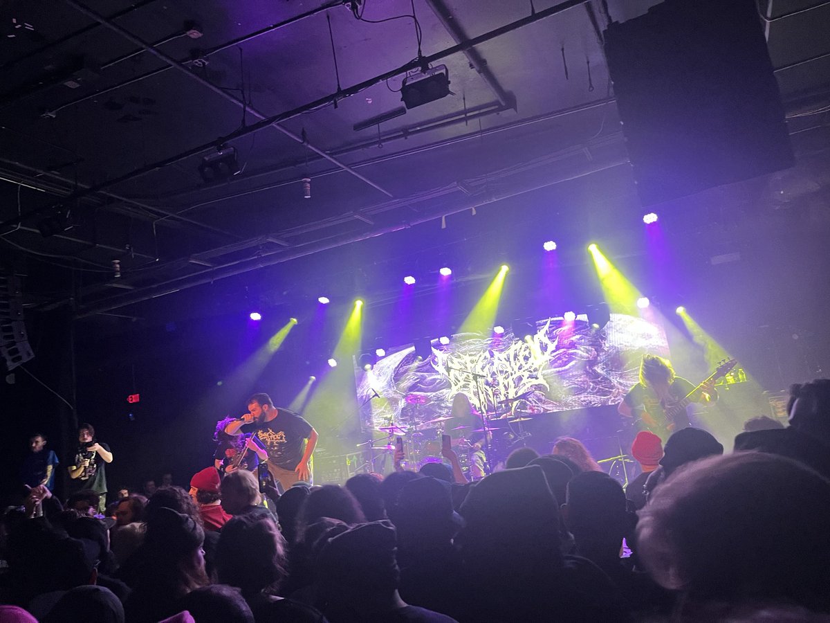ZombieRitual97's tweet image. #DefeatedSanity laid it down in #baltimore last night @BmoreSoundstage Brutal shit @SeasonofMist @ITHERETWEETER1 @BangersP @OldManMetalOG @deadlystormzine @DiscosDeath @DMTMPromo @GregDabbs12 @themetalvoice @97underground
