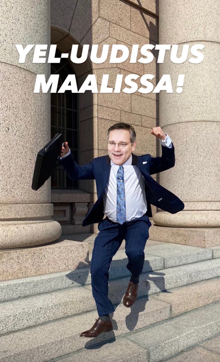 ”Pentikäinen sen siinä ihan lopussa sitten keksi. Veti ässän hihasta, että ei muuteta sitä systeemiä ollenkaan, mutta laitetaan pykäliin häkkyröitä ja ollaan tiekkarissa hiljaa. Kato hämätään yrittäjiä kertomalla vaaleihin asti, että YEL on korjattu ja sitten BOOM: punamulta!”