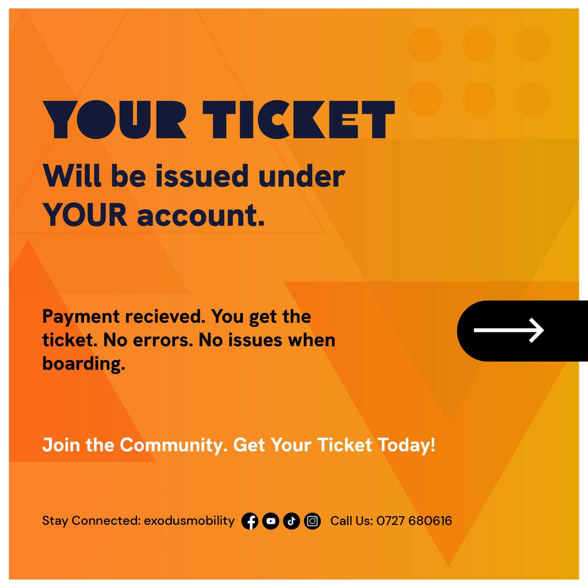 ExodusMobility's tweet photo. Paying for a friend? Here’s the right way to book!
To help us keep check-in smooth on event day, please make sure every runner creates their own account — even if someone else is paying.
Let’s get everyone to Tigoni the right way! 
#WeRunNairobi #MoveMombasa #TigoniEdition https://t.co/gOPz2ckUDQ