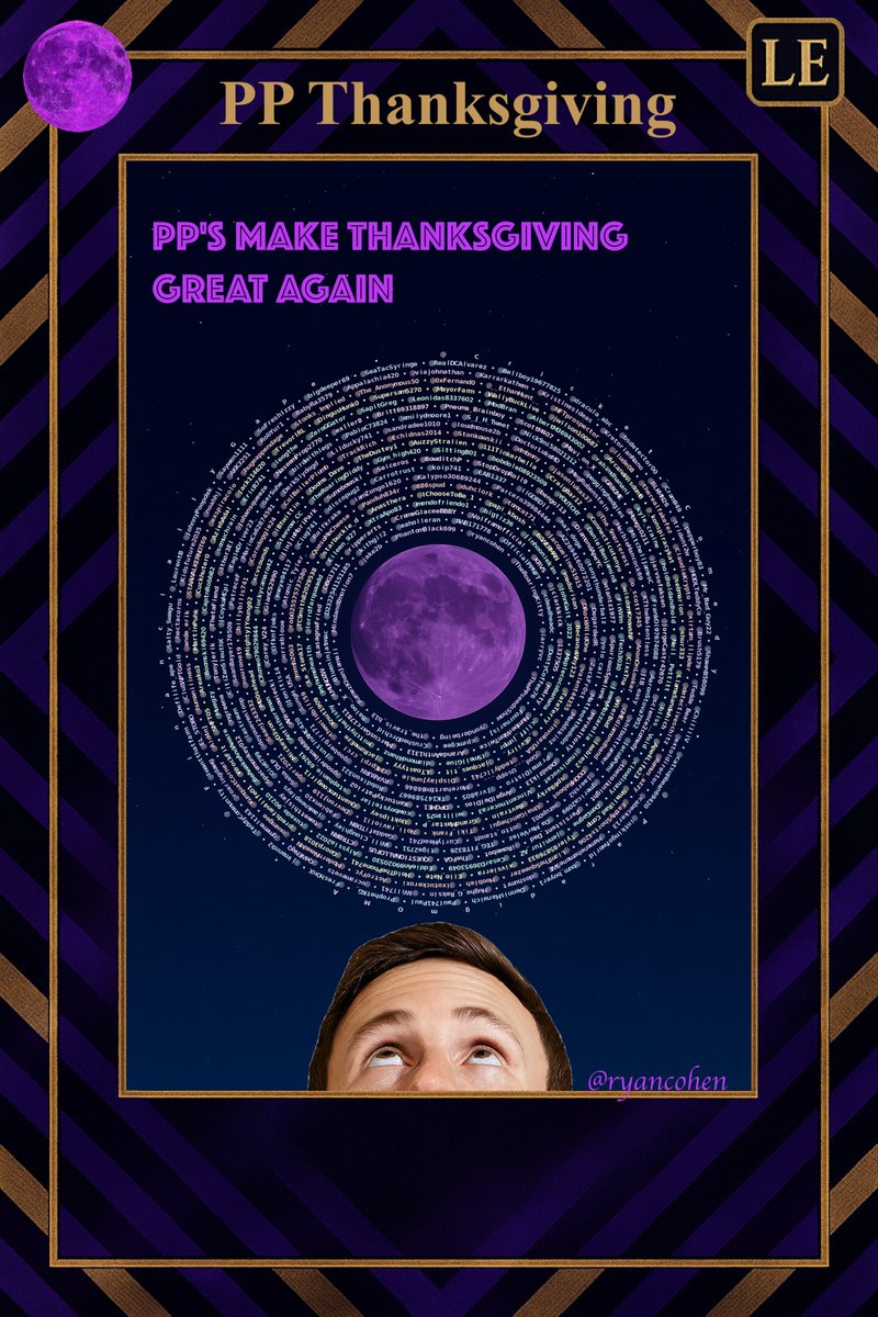 OfficialPPNFT's tweet photo. Happy Thanksgiving to all who celebrate, and Good Morning to everyone else. Grateful for every one of you. Today weโre minting a community-inspired NFT โ something to lift spirits and remind us why this movement matters.
#Thanksgiving2025 #PPArt #NFTDrop https://t.co/kh7jDb0pMn