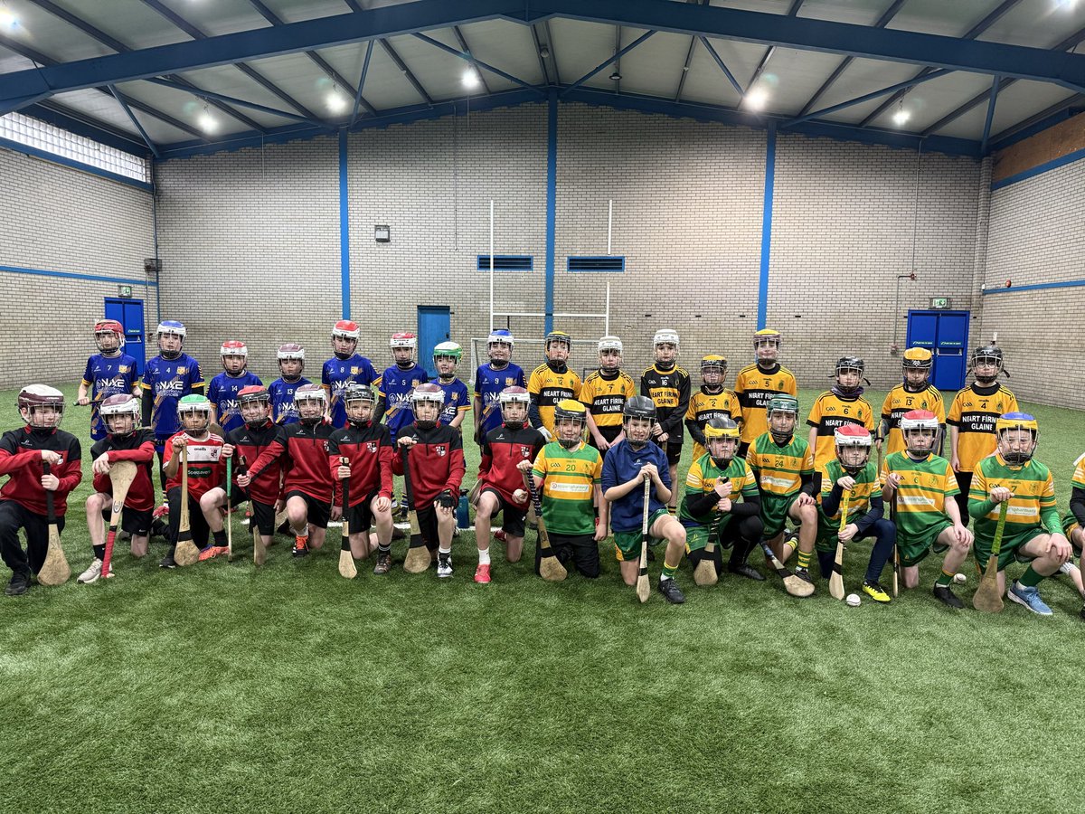 The final group games at Corrigan today <a href="/naomheoinclg/">Naomh Eoin CLG</a> for the <a href="/cnambnaisiunta/">Cumann na mBunscol</a> <a href="/south_gaa/">Offical South Antrim GAA</a> Ground Hurling.