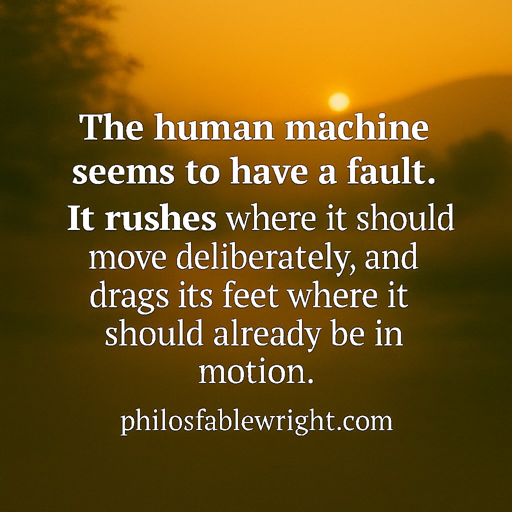 PFablewright's tweet image. The Human Machine May Have a Fault. #LifesAJourney #lifequotes #liveyourbestlife #fablewright #share #friends #philosophy #ModernPhilosophy #booklovers #booktok #BookRecommendations  #audiobook