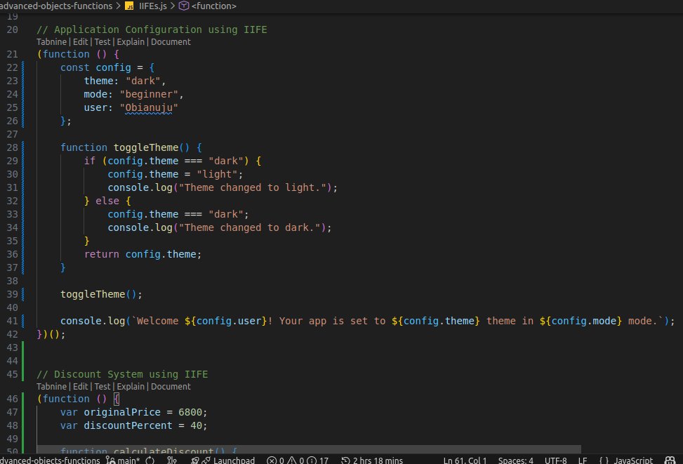 Obianuju_sunday's tweet image. Day 19 — #BackAtItWithJavaScript

I learned about IIFEs today. 

They are anonymous functions wrapped in parentheses and immediately called. 

Amongst other uses, they are perfect for data privacy and for codes that should run ONCE like initializing settings and configurations.
