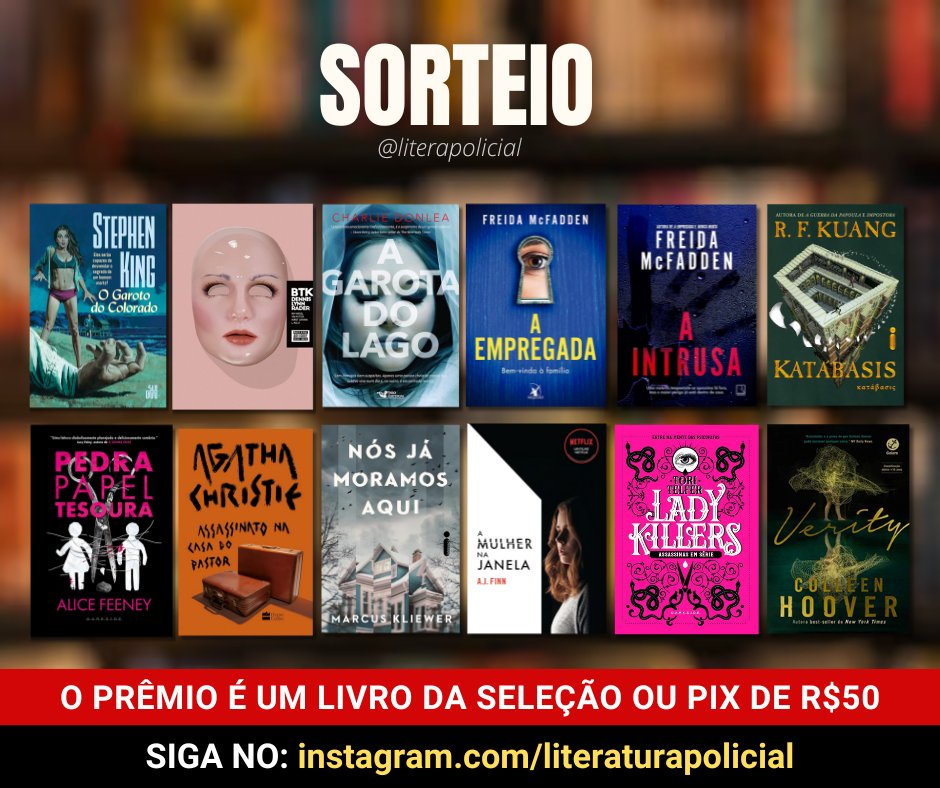 literapolicial's tweet image. 🔥 SORTEIO BLACK FRIDAY 🔥
Escolha um dos livros ou pix de R$50!

📌 REGRAS
▪ Seguir @literapolicial
▪ RT nesse post (sem citar)
⚠️ RT NO POST FIXADO
▪ Comentar qual livro/pix vc escolhe
▪ Morar no BR

📅 Resultado: domingo, 30/11🍀
⚠️ Segue no instagram.com/literaturapoli…