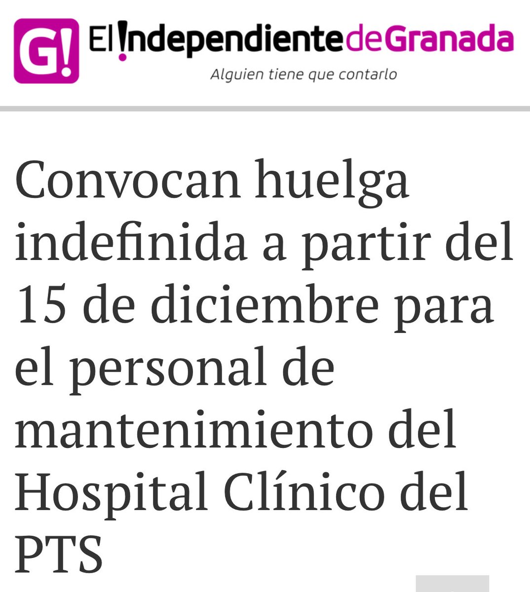 laviincompae's tweet image. En Granada se nos vienen dos luchas sindicales muy duras por parte de dos sectores invisibilizados: los trabajadores de mantenimiento del hospital PTS y las camareras de piso y personal de lavandería de tres hoteles.

Os pido apoyo y que sigáis la cuenta de @CSTA_sindicato. 🙏