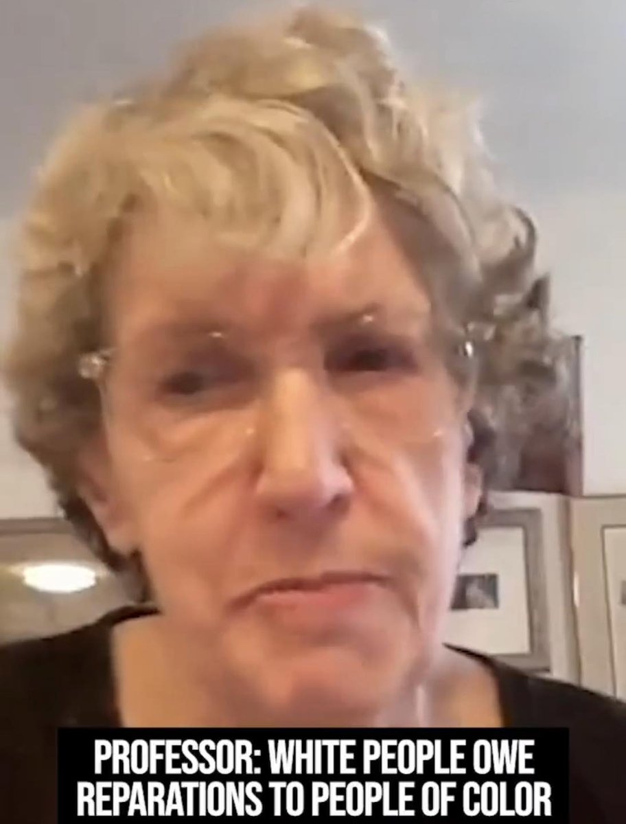 wakeupusa's tweet image. UMN prof Naomi Scheman: Whites OWE Blacks reparations. 

&quot;Reparations = justice. We benefit from stolen Black labor &amp;amp; ongoing exploitation. We owe a debt to repay.&quot;

What do you say?