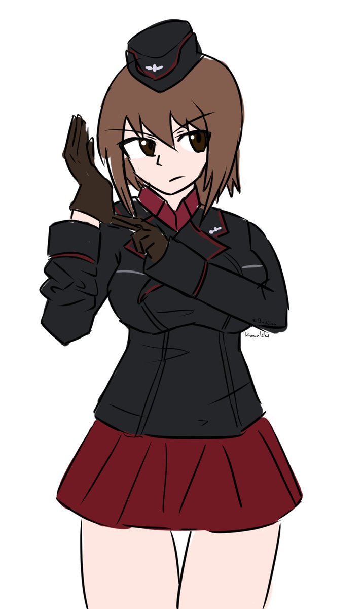 Maho Nishizumi

#garupan #ガルパン