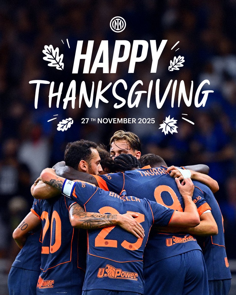 Inter_en's tweet image. From Milano to our fans across the US: Happy Thanksgiving! 🍂