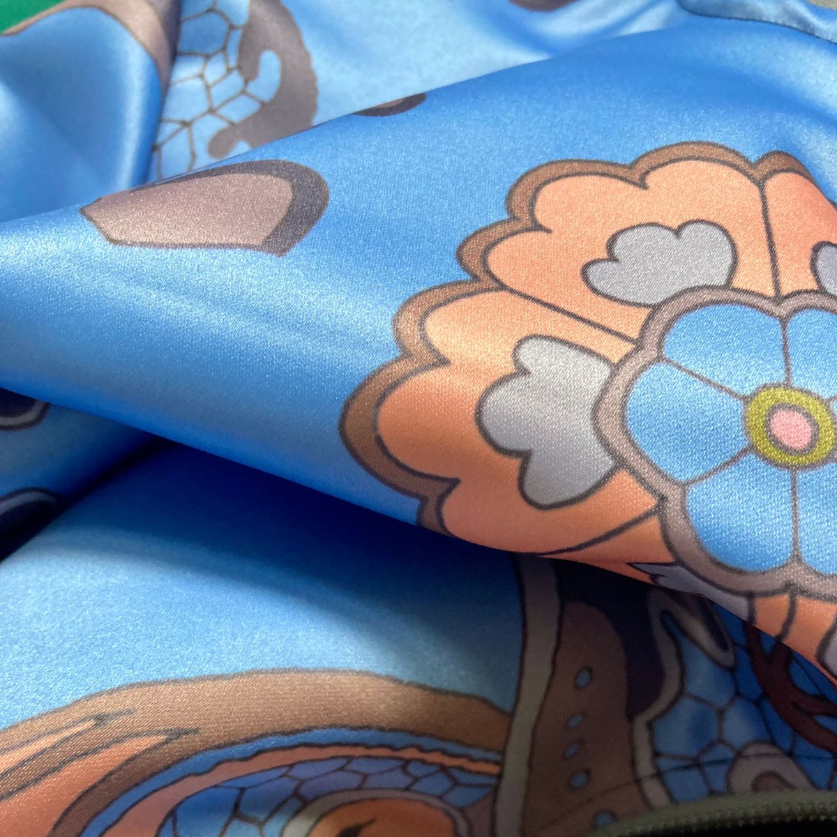 Statement Satin Bomber Jacket. LongStudioDesign.com