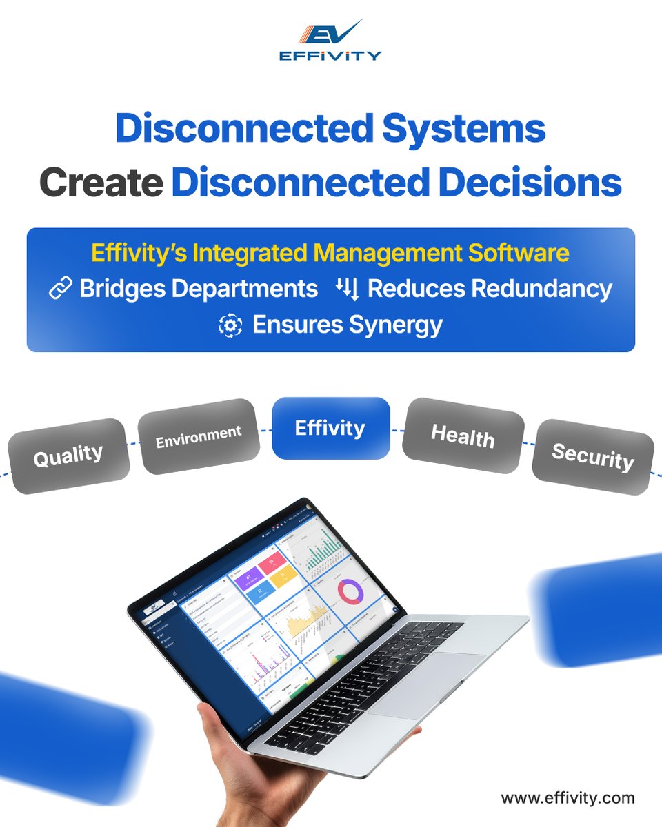 effivity's tweet image. Achieve clarity and control through integration across standards.

Register &amp;amp; Get 15-Days Free Trial here ➡️ effivity.com/register.html

Explore more about Effivity IMS Software ➡️ effivity.com/integrated-qhs…

#IMS #ProcessIntegration #BusinessPerformance #ISOCompliance
