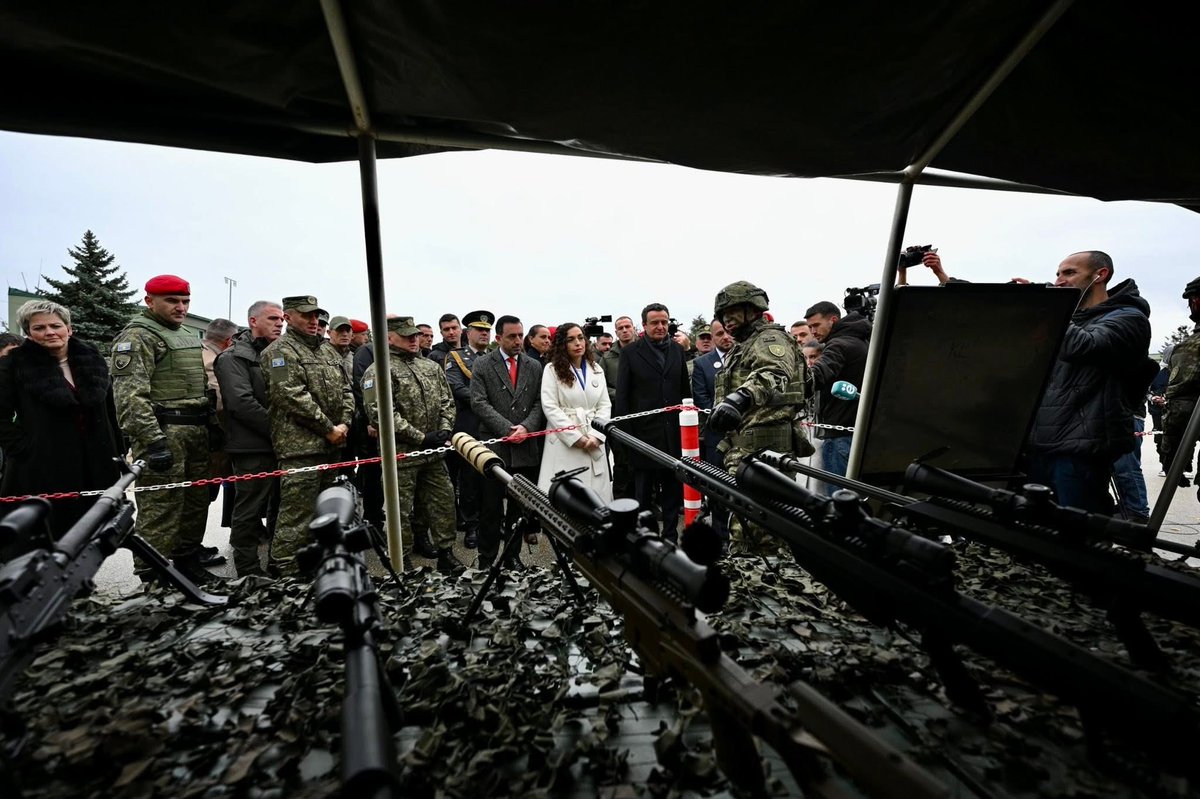 VjosaOsmaniPRKS's tweet photo. Today we honor the generations whose sacrifice built our Security Force, a force defined by courage, discipline, and the pursuit of freedom.
 
@KSF_Kosova stands today as a modern, capable, and inclusive army, serving alongside our NATO partners to safeguard peace at home and abroad.
 
A privilege to mark Dita e Forcës, the KSF Day, with the women and men who wear the uniform with pride and honor. 🇽🇰
