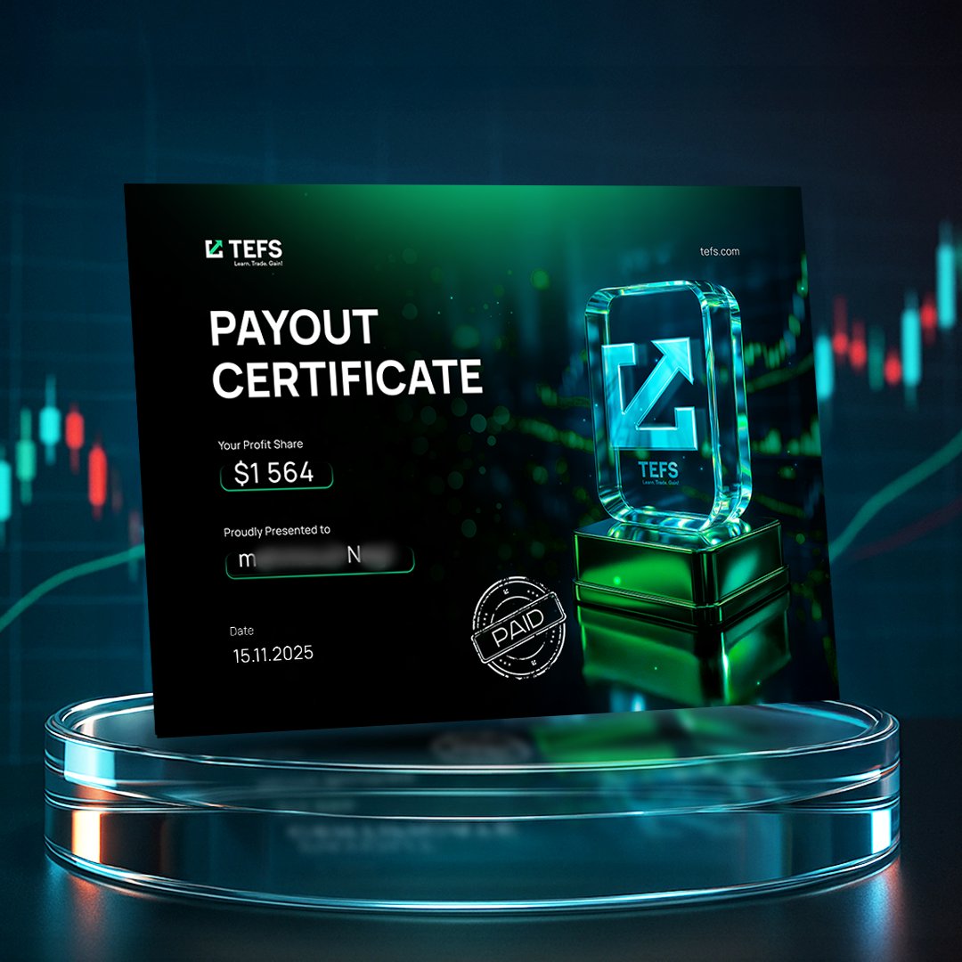 tefs_academy's tweet image. 💲TEFS Payout Alert in November

Congrats to our trader – earned $1564 🎉

✔️ Certificate attached
✔️ Real account
✔️ Secured transaction

Follow ⬇️
🔺 tefs.com 🔺

#TradingCommunity #StockMarket #Crypto