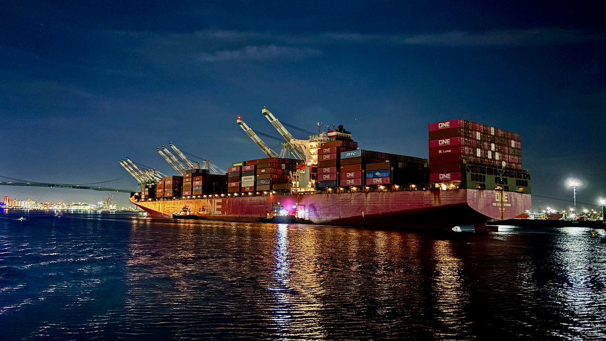 <a href="/USCG/">U.S. Coast Guard</a>, <a href="/LAPortPolice/">LA Port Police</a>, partner agencies continue to work together culminating in ONE Henry Hudson's return to berth <a href="/PortOfLA/">Port of Los Angeles</a> in stable condition. Next ops involve the safe offload of cargo and wastewater. Continuous air and water monitoring indicate no concerns for public safety.