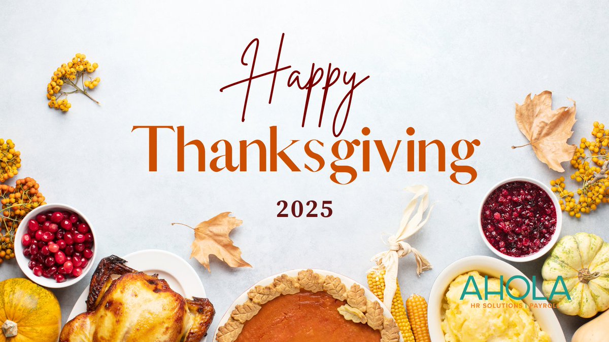 Happy Thanksgiving! 
Grateful for our amazing clients, partners &amp; team who make it all possible. 🧡
Offices closed Nov 27–28, back Dec 1.

#Thankful #Gratitude #FamilyBusiness