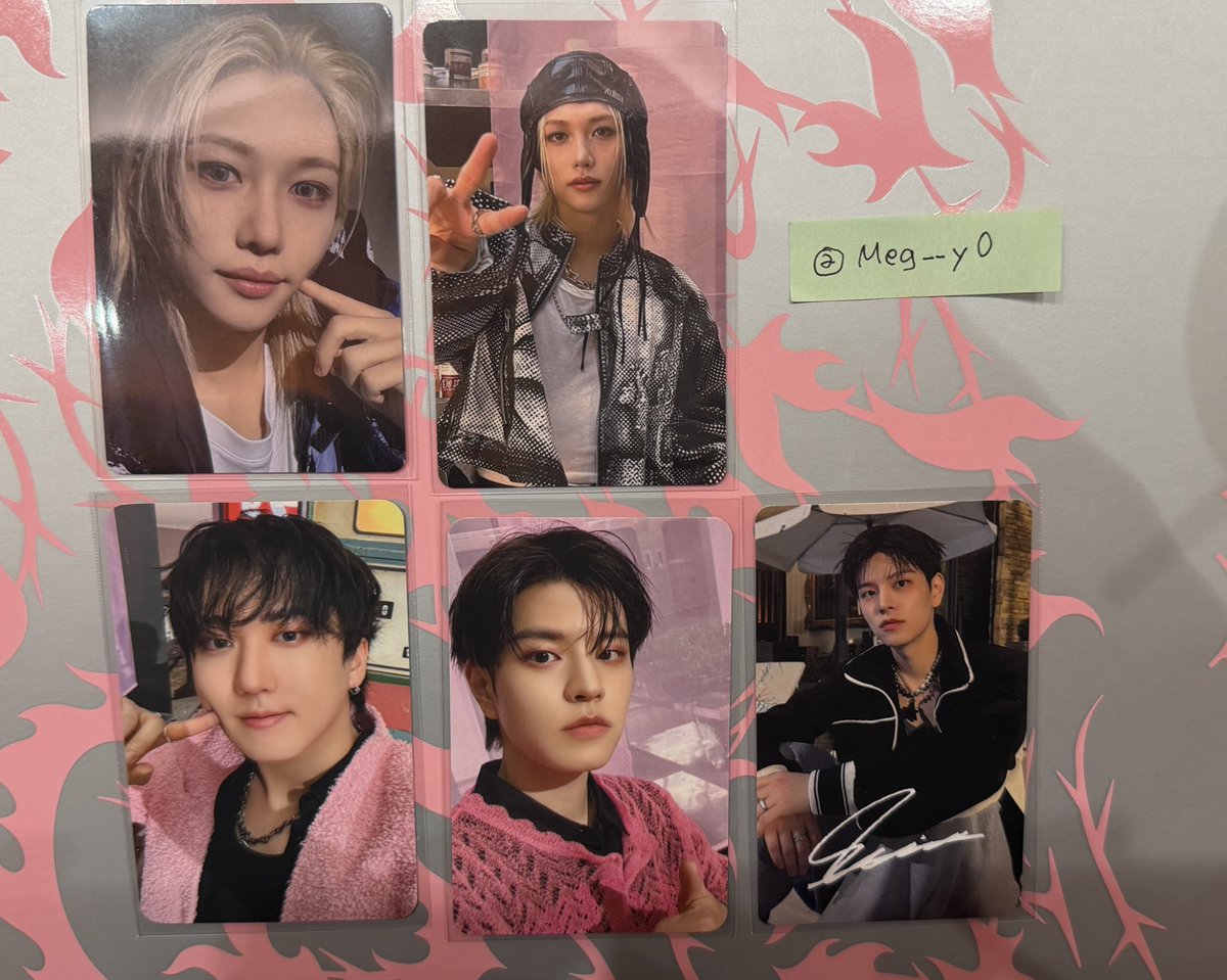 Meg__y0's tweet photo. Stray Kids スキズ DO IT店舗特典 トレカ 交換 HMV タワレコ WITHMUU

譲→チャンビン・フィリックス・スンミン

求 → 同種 リノ🐰

サイン入りはサイン入りと交換希望

郵送交換希望📮
お気軽にお声掛けください🙇‍♀️

 #スキズ交換 https://t.co/MxUH4V9pUw