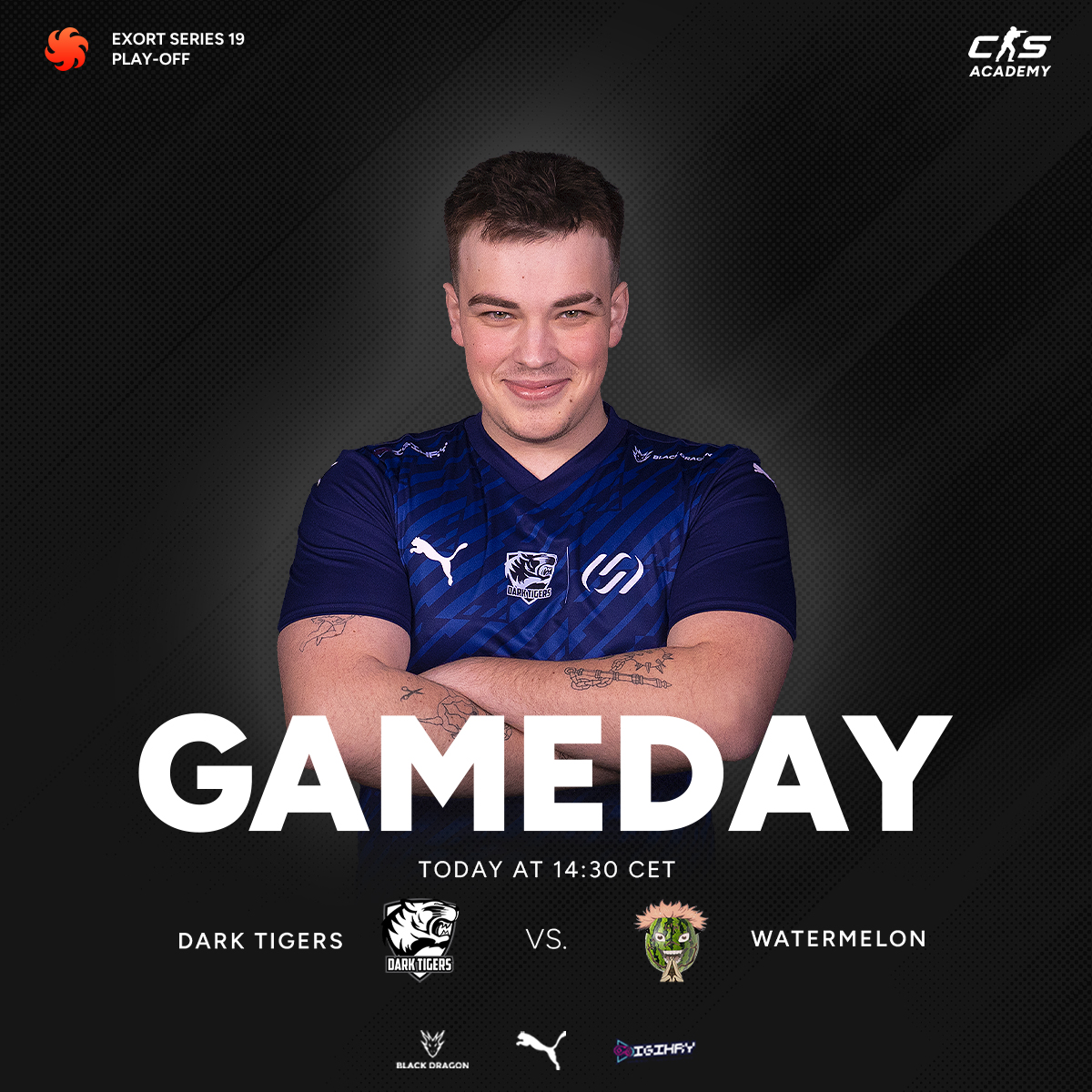 První kolo play-off je tu! 😍 Přijď nás podpořit na stream! 👍

📺 kick.com/exort-en2