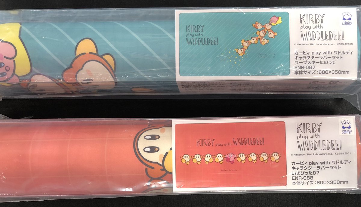 明日発売の新作サプライです‼️ 星のカービィ ・プレイマット2種 お