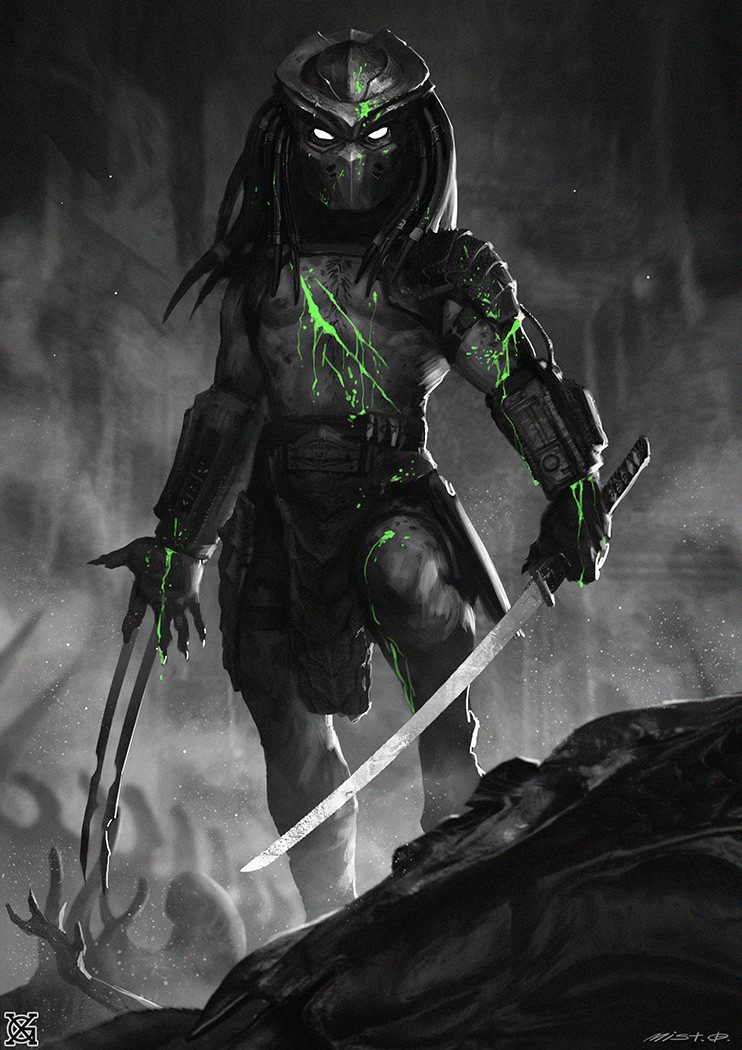 avpcentralt's tweet image. Predator by mist XG #Predator #Predators #Yautja #AvP #AlienVsPredator #AliensVsPredator #PredatorBadlands