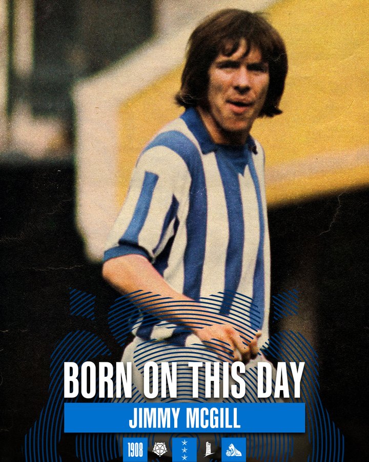 htafc's tweet image. Former Town midfielder Jimmy McGill was also born on this day in 1946 🎂

Making over 180 appearances during a four year spell in West Yorkshire, Jimmy was a key figure in Town&apos;s 1969/70 promotion-winning campaign 🙌

#htafc