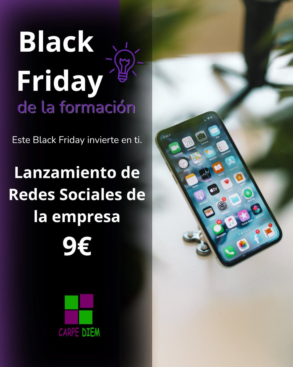 F_Carpe_Diem's tweet image. Formarte es más sencillo cuando la calidad está al alcance.
Descubre nuestros cursos por solo 9€ y da el siguiente paso en tu camino profesional:
formacioncarpediem.com/cursos/92/curs…