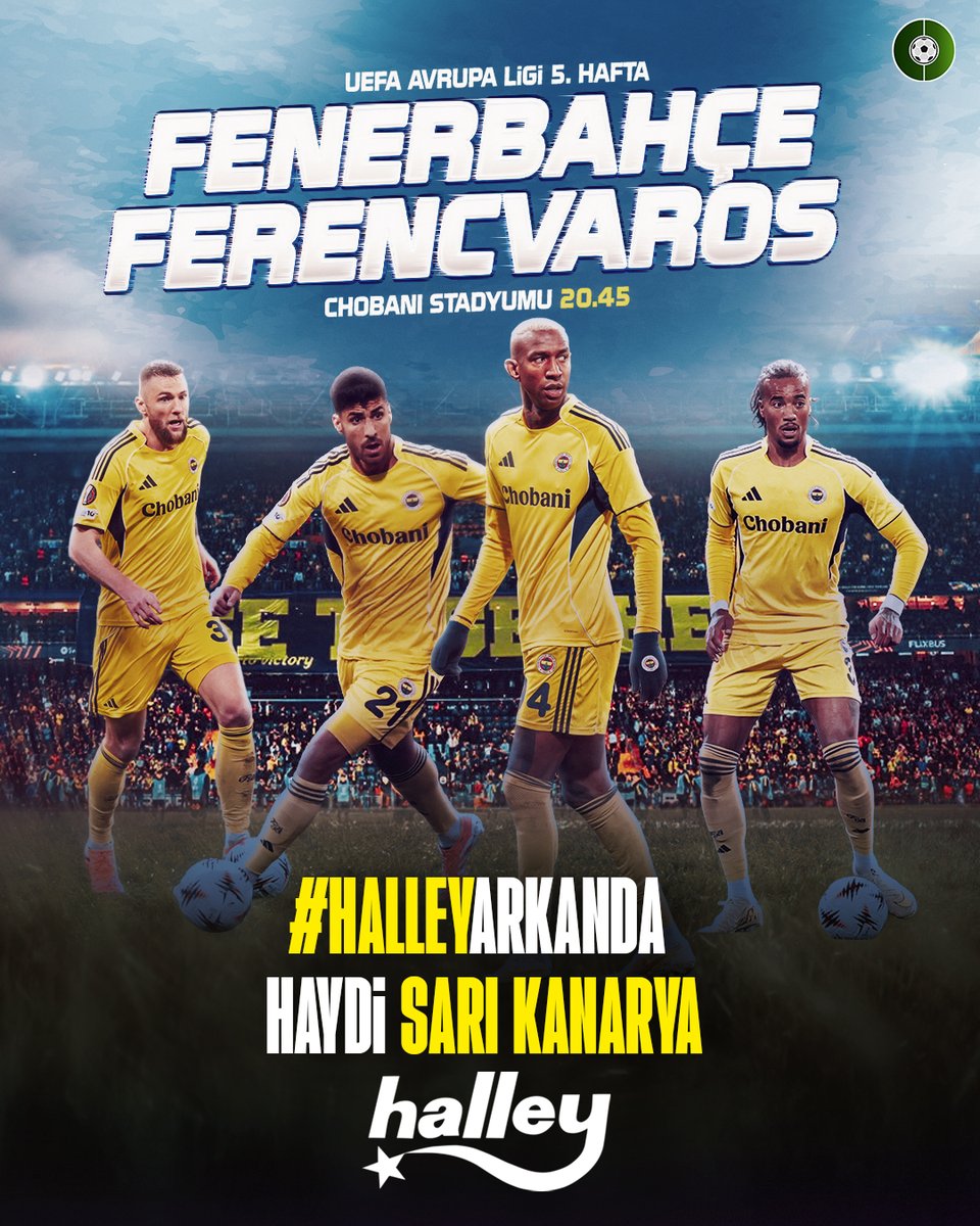 halleyarkanda's tweet image. Fenerbahçe, Avrupa sahnesinde yeni bir Kadıköy zaferine daha hazır!
Taraftar yanında #HalleyArkanda Başarılar Fenerbahçe 💛💙