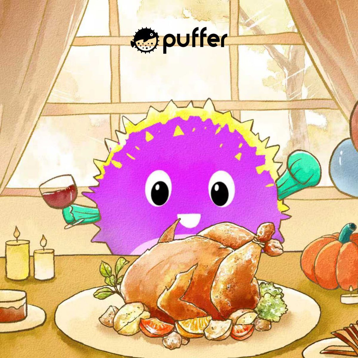 puffer_finance's tweet image. Happy Thanksgiving to the whole 🐡 fam.

Grateful for every staker, validator, researcher, and pufferfish supporter helping push crypto forward with us. 🦃🥕

@puffer_unifi | @puffer_UnifiAVS | @PufferDao