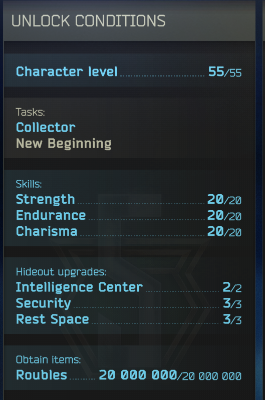 Worlds First 55, Cant prestige / no New Beginnings quest, most likely locked behind story which kinda blows with the amount of time gates it has that are 50 hours+ each