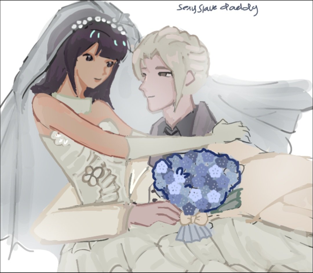 acy_aci's tweet photo. Not my art!!! Credits to slave daddy this so awesome im so happy to just see me and my husband together!!! Muah 

#finalfantasy7 #rufusshinra #yumeship https://t.co/tNDpCqCVPp