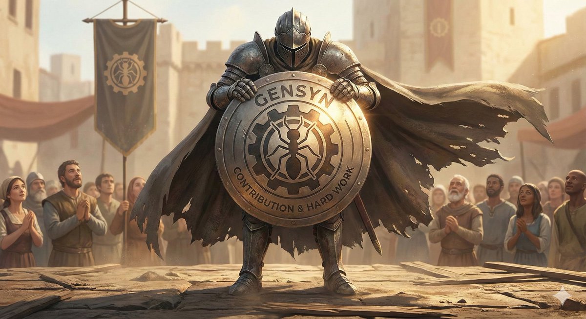 abhishek_r8080's tweet photo. Real heroes are not defined by power,
but by what they choose to protect.
Some fight for attention others fight for the ecosystem.
Only one group earns the shield. 🛡🐝
#Gensyn #PioneerProgram
@gensynai @cyd00r https://t.co/4OavkOT8H7
