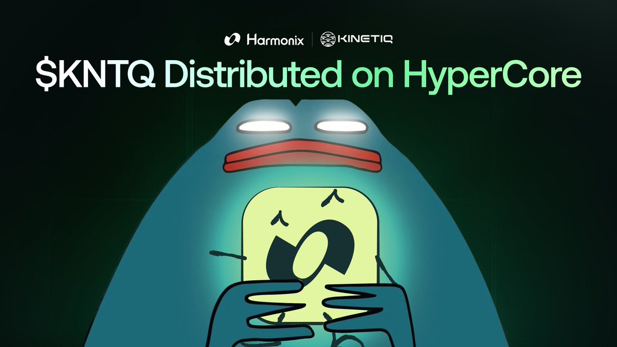 harmonixfi's tweet image. 653,485.65 $KNTQ has been distributed to 2534 Harmonix users.

Harmonix secured 653,485.65 $KNTQ (33,886.94233 kPoints) for our users.

With @kinetiq_xyz TGE live, $KNTQ has been distributed directly to your wallet on Hypercore.

To see your airdrop, simply:
1️⃣ Connect the same…