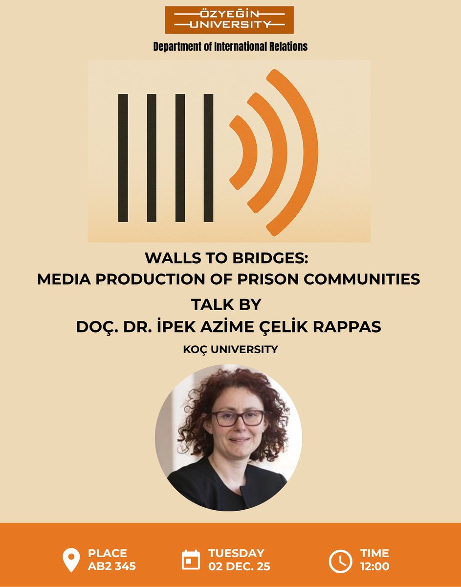 We are hosting Prof. İpek Azime Çelik Rappas, who recently won a brilliant new <a href="/ERC_Research/">European Research Council (ERC)</a> Advanced project on 2 December noon. Find out more about her new project here: cordis.europa.eu/project/id/101…