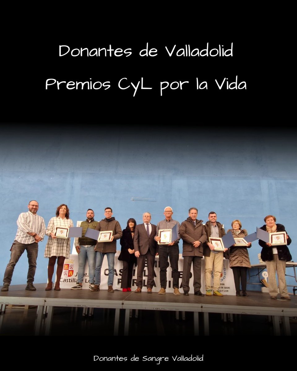 donasangreVall's tweet image. 🏅❤️ Orgullo de nuestros donantes de Valladolid, reconocidos en los Premios CyL por la Vida celebrados por la Federación de Donantes de Sangre en Cogollos (Burgos).

Un homenaje más que merecido por tanta generosidad. 

#DonarSangre #DonantesDeSangreValladolid #Premios