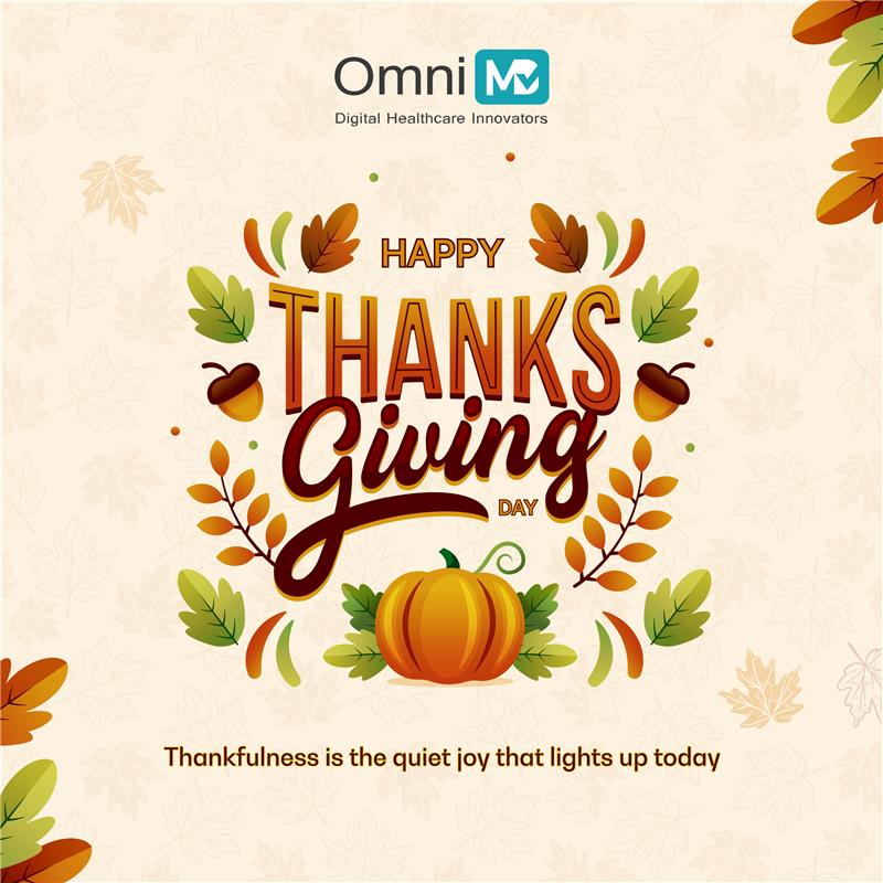 omnimd's tweet image. #Thanksgiving reminds us that gratitude lives in quiet moments, kindness shared, support offered, and connections that shape our days.

As we reflect, we honor the people and teams who give our work purpose.

Wishing you warmth, reflection, and true thankfulness.

#Gratitude