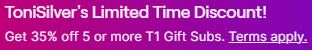 Be sure to join today 7:30PM GMT
on twitch.tv/tonisilver !

Your chance to get your name on that leaderboard, is now!