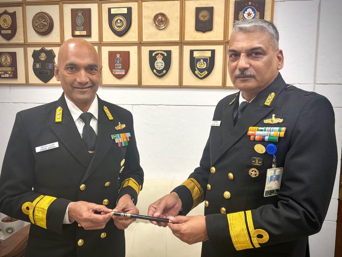 RAdm Srinivas Maddula has assumed charge as Assistant Chief of the Naval Staff (Foreign Cooperation &amp; Intelligence). Prior to this, he served as the Flag Officer Sea Training (FOST) at HQ, Southern Naval Command <a href="/IN_HQSNC/">Southern Naval Command</a>.

He a brings wide ranging operational and staff