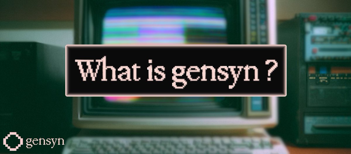 What is Gensyn?

Gensyn is a decentralized computing network specifically designed to run and train machine learning (ML) models.

Imagine:

⮕ Like AWS / Google Cloud but not owned by a single company,

⮕ rather a collection of computers around the world that are joined