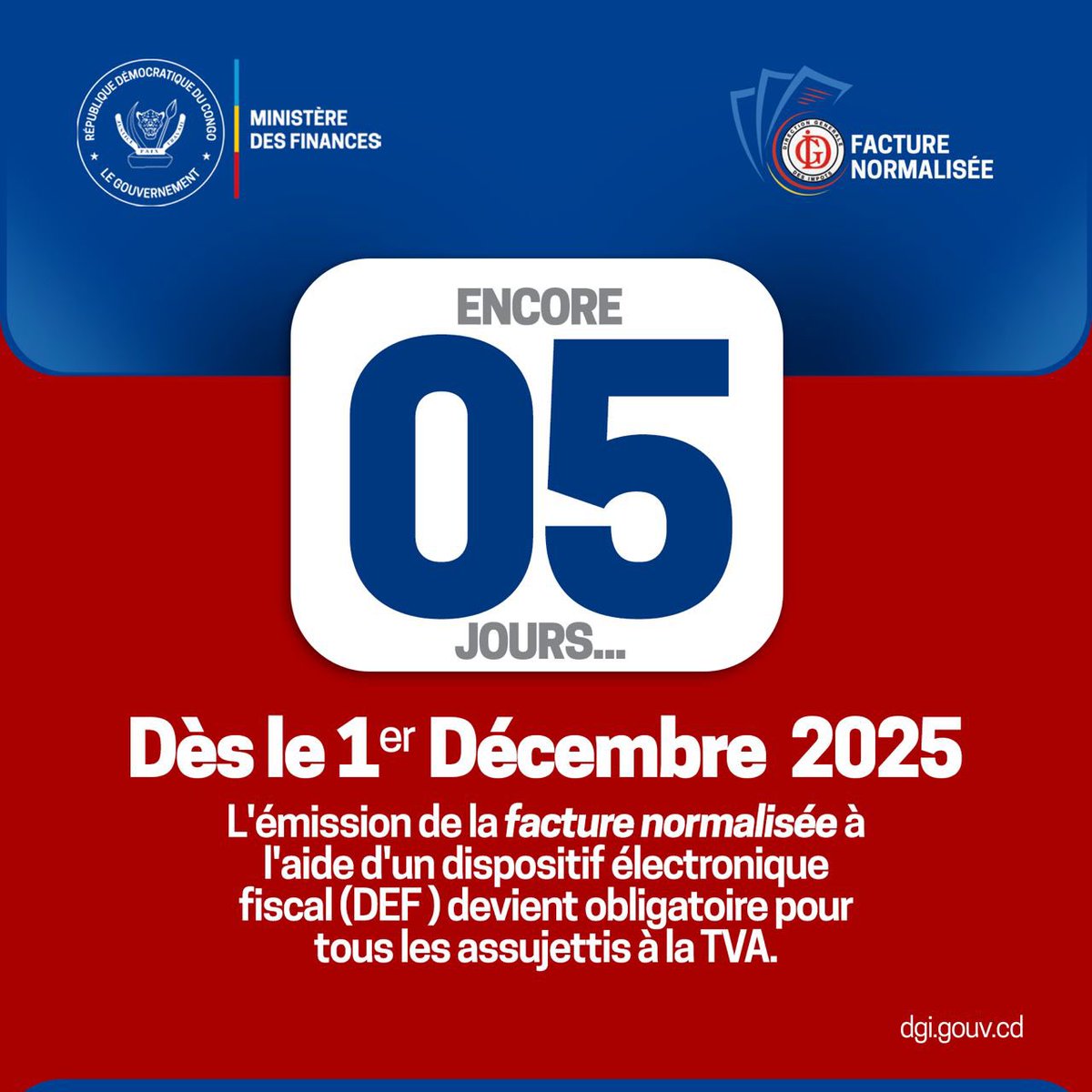 kakese_leon's tweet image. #RDC FACTURE NORMALISÉE : l’entrée en vigueur dans 5 jours…